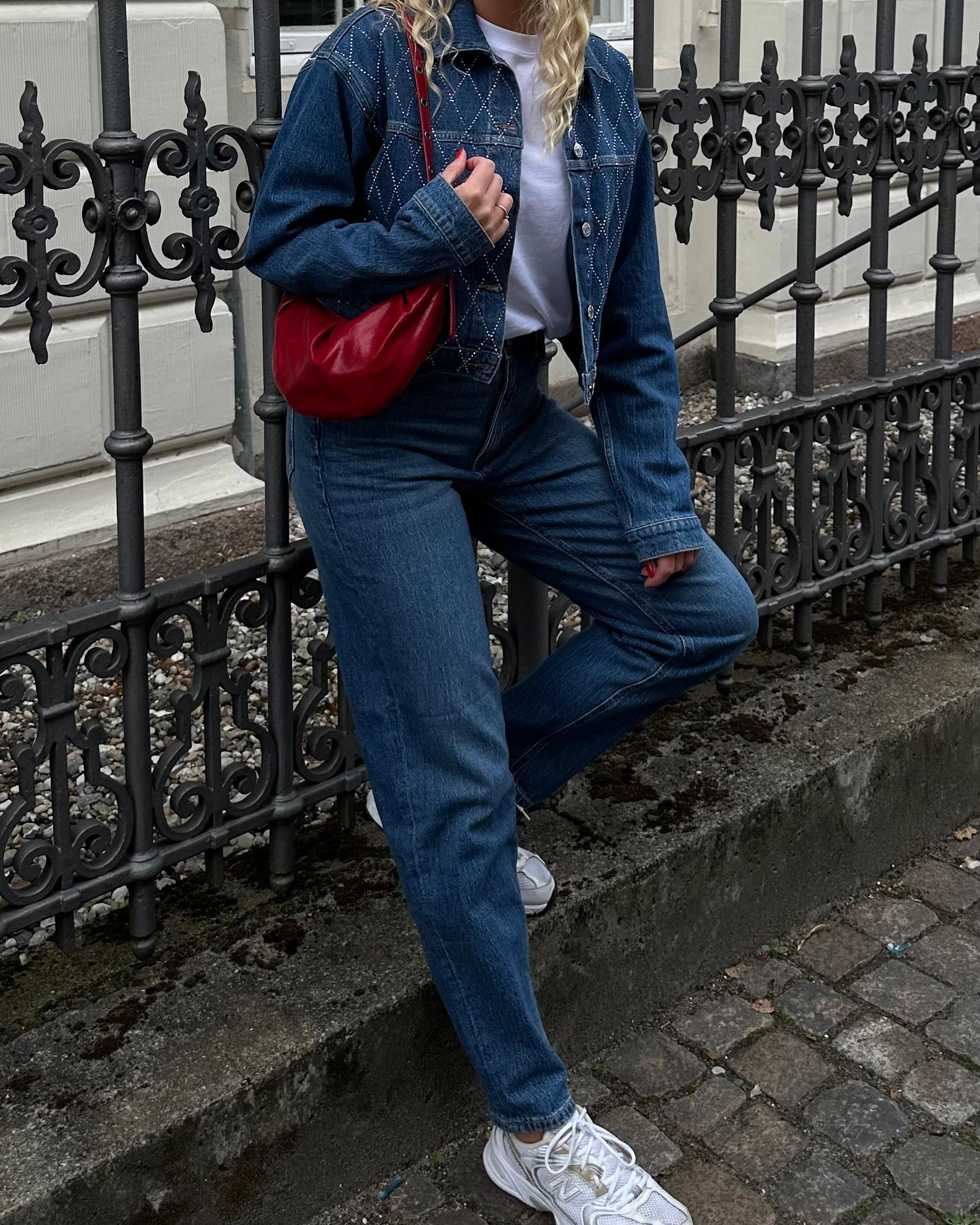 VMTESSA Mom Jeans - Medium Blue Denim